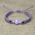 Pulsera-ensueño lila