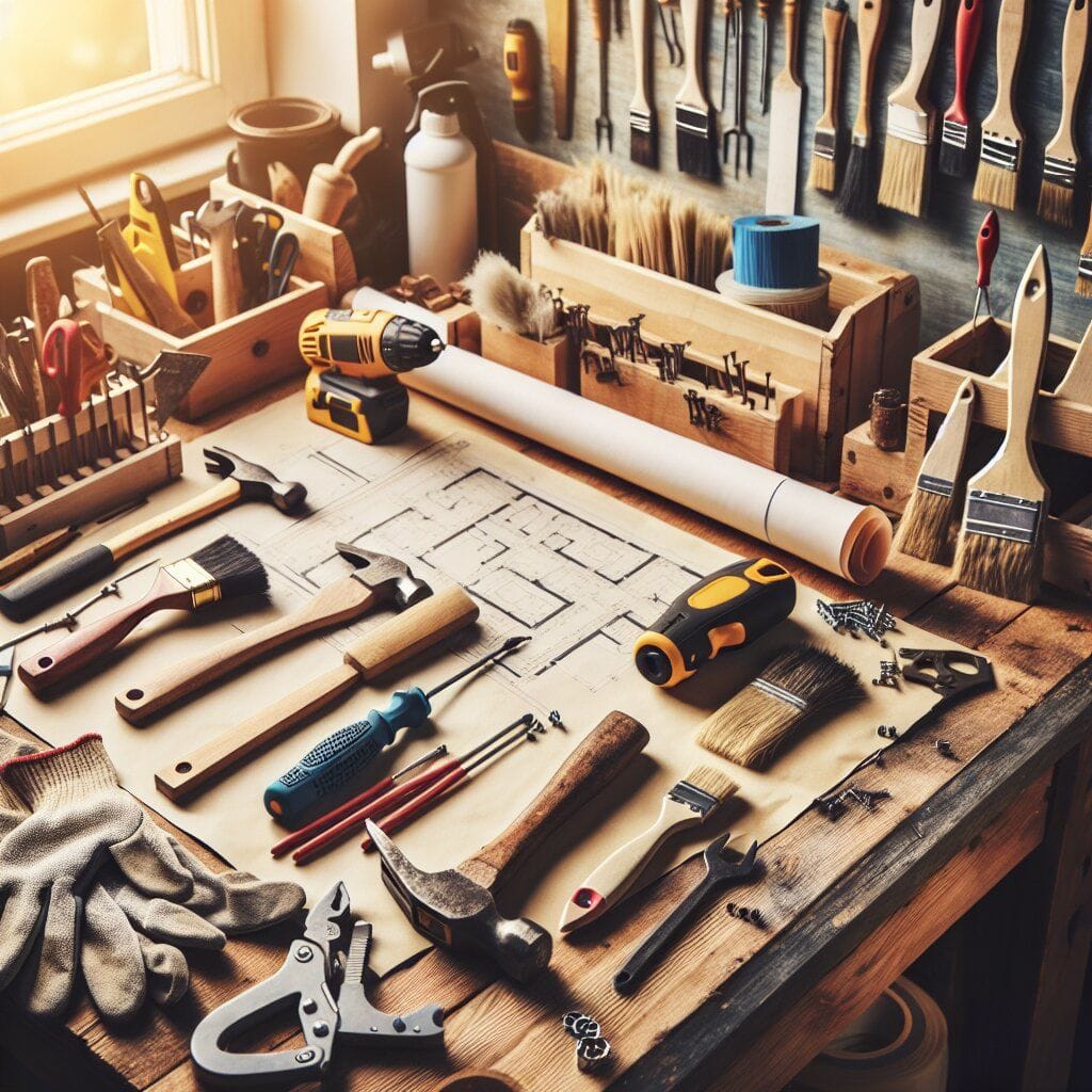 ¡Manos a la obra! Cómo montar el taller de bricolaje en tu hogar 32 Mesa de taller de Bricolaje