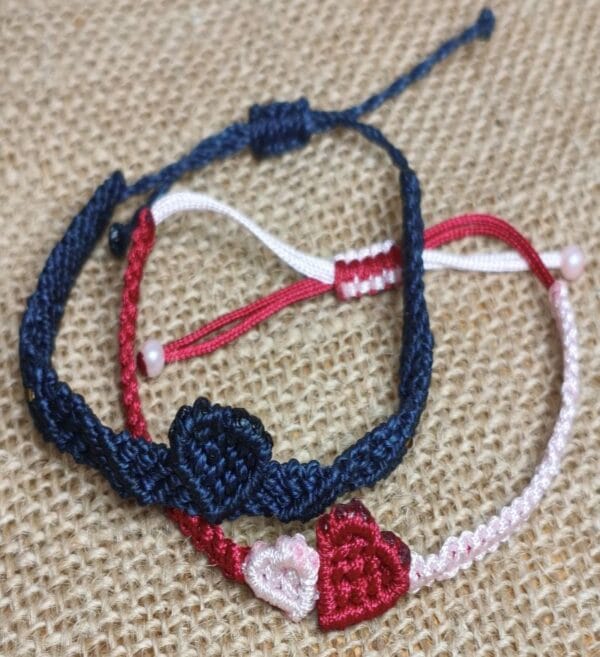 pulseras de corazón