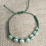 elegante 3.verde pulsera elegante