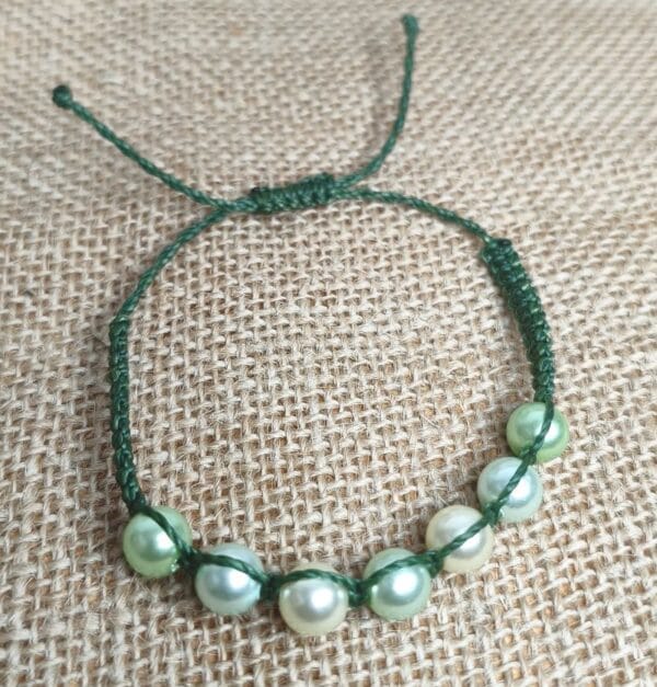 elegante 3.verde pulsera elegante