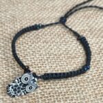 elegante 5 negra pulsera elegante