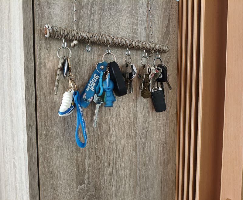 ¡Haz tu propio colgador de llaves en 20 minutos! 18 Colgador de llaves paso a paso