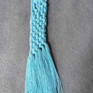 Llavero en macramé