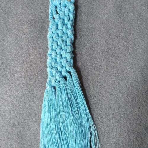 Llavero en macramé