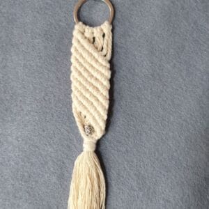 Llavero en macramé
