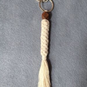 Llavero en macramé