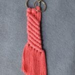 Llavero en macramé
