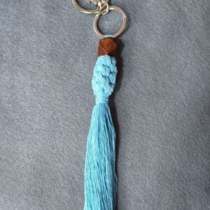 Llavero en macramé