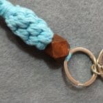 Llavero en macramé