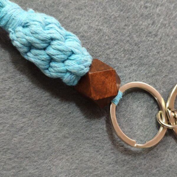 Llavero en macramé