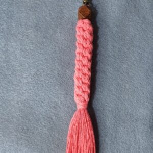 Llavero en macramé