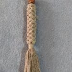 Llavero en macramé