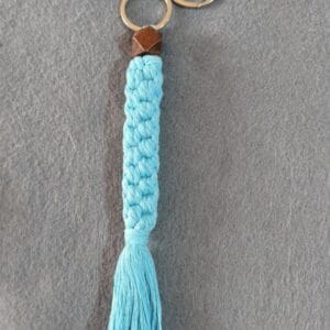 Lllavero en macramé