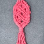 Llavero en macramé