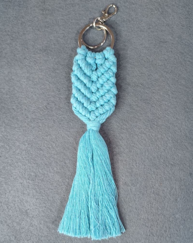 Llavero en macramé