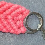 Llavero en macramé
