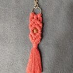 Llavero en macramé