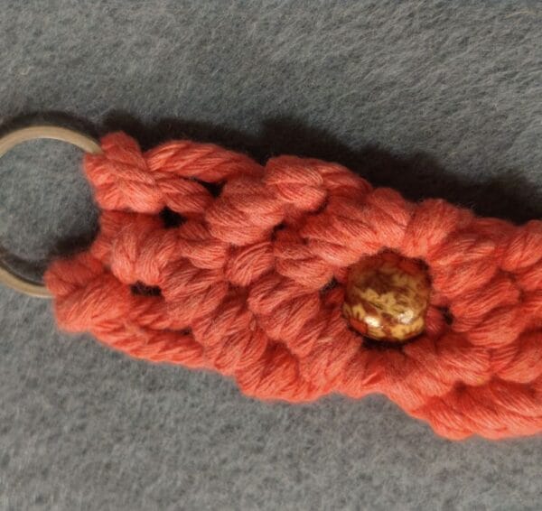 Llavero en macramé