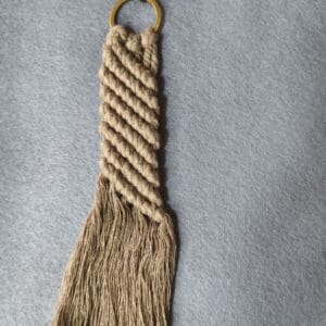 Llavero en macramé