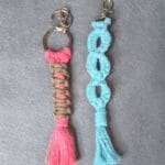 Llavero en macramé