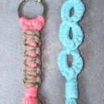 Llavero en macramé