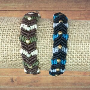 Pulseras de hilo encerado