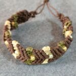 Pulsera de hilo encerado