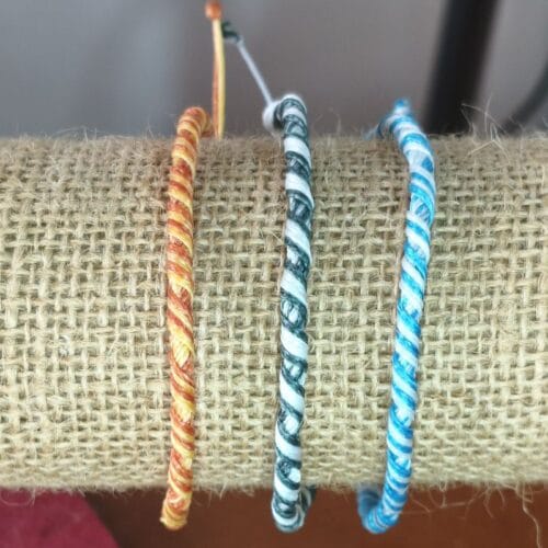 Pulseras de Hilo encerado