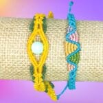 Pulseras de hilo encerado