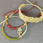 Pulseras de hilo encerado