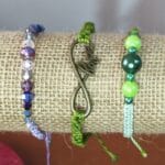 Pulseras de hilo encerado