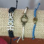 Pulseras de hilo encerado