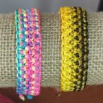Pulseras de hilo encerado