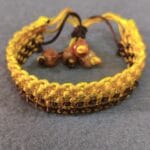 Pulsera de hilo encerado