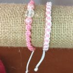 Pulseras de hilo encerado para niñas