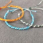 Pulseras de hilo encerado