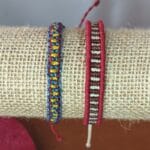 Pulseras de hilo encerado