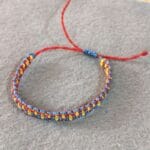 Pulsera de hilo encerado