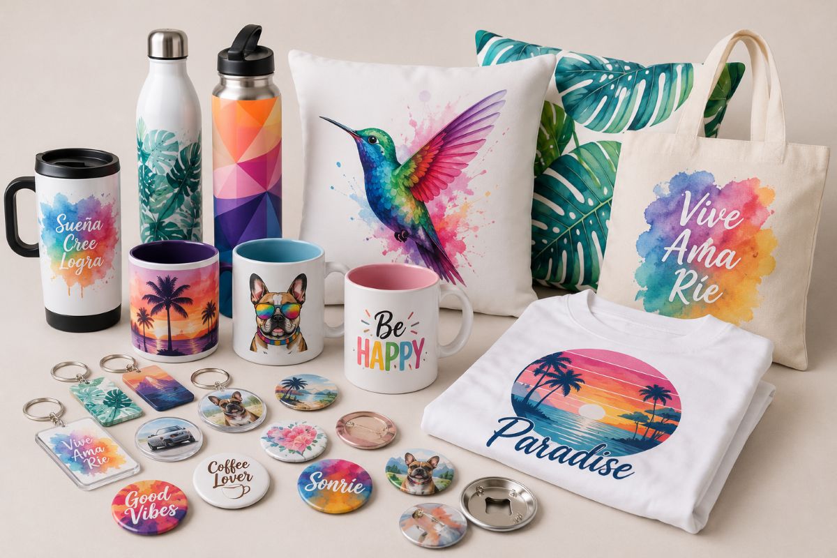 Productos con sublimación